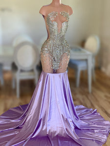 Lavish Lavender Prom Gown (Sz. Med READY TO SHIP)