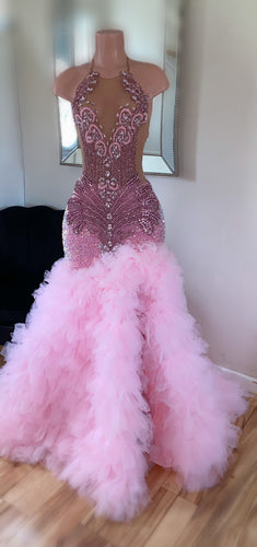Pink Princess Prom Gown (Ready to Ship) Sz. Large