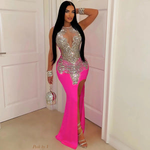 Posh Pink Prom Gown (READY TO SHIP)