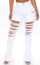 Kinsley Distressed Flare Jeans