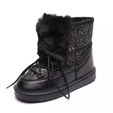 Girls Fur Moon Boots