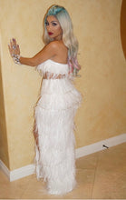 White Feather Two Piece Set