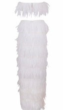 White Feather Two Piece Set