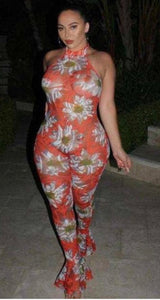 Laila Bell Floral Jumpsuit