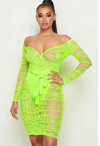Quinn Neon Dress