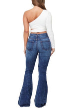 Empty Hearted Denim Bell Bottoms
