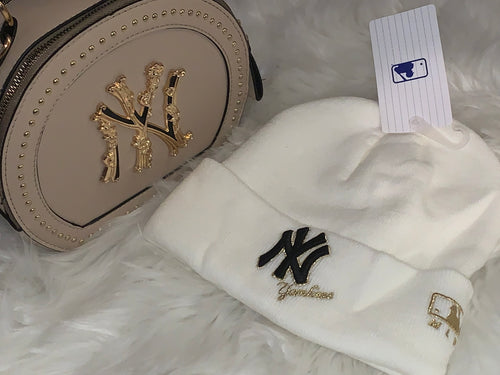 NY Beanie and Purse Set