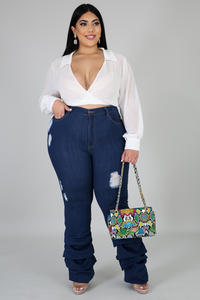 Mariah Stacked Denim