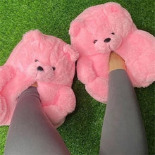 Fuzzy Wuzzy Bear Slippers
