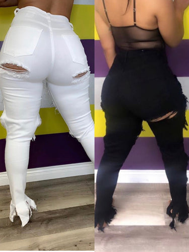 Alexis Sky Jeans - Black & White