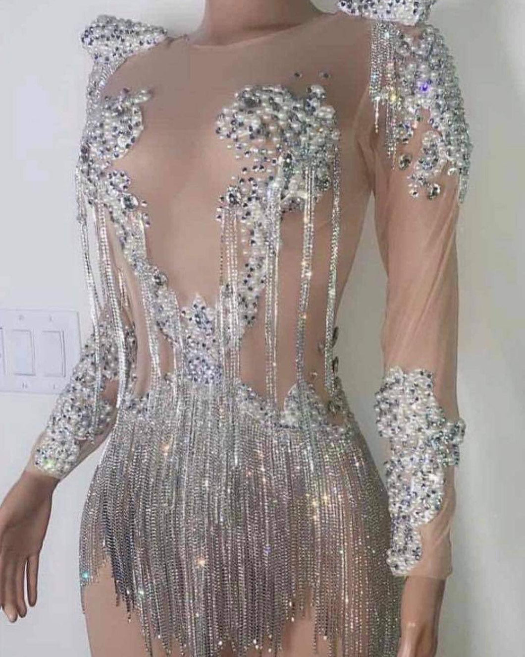 Sierra fringe diamond dress