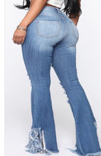 Mella Distressed Bell Bottoms