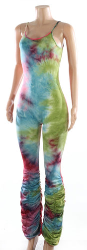 Kira Tie Dye Scrunched Jumpsuit