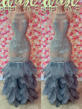 Moonlight Feather Prom Dress
