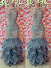 Moonlight Feather Prom Dress