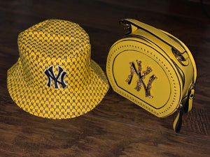 NY Purse & Bucket Hat Set