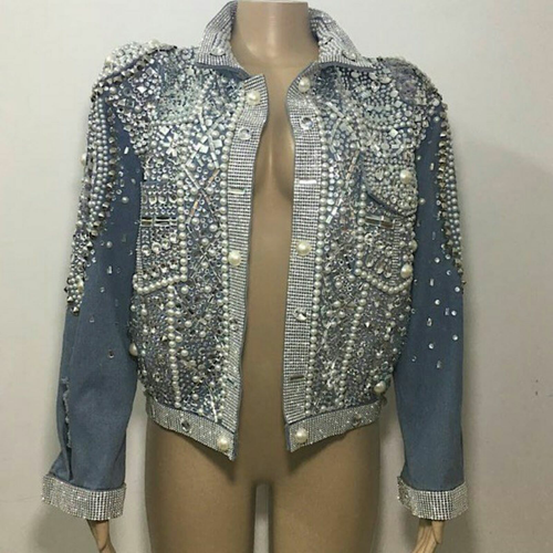 Crystal Denim Jacket