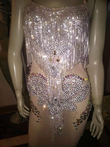 Anastasia Diamond Fringe Dress