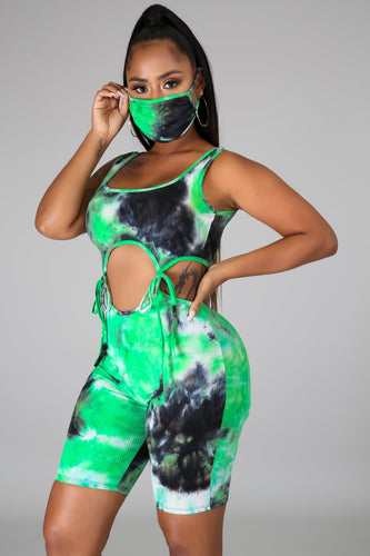 Fay Tie Die Romper