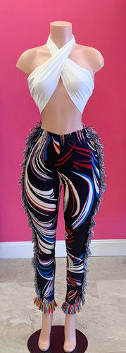 Shacarri Fringe Pants