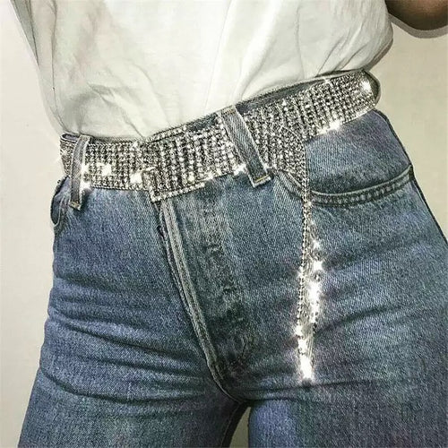 Rhinestone Belt
