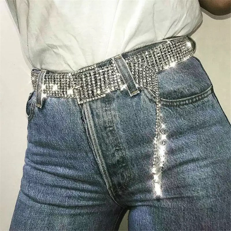 Rhinestone Belt