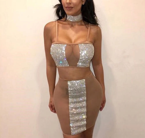 Nude Crystal Set