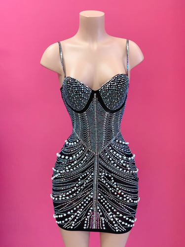 Nika Jeweled Dress