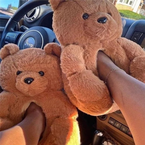 Fuzzy Wuzzy Bear Slippers