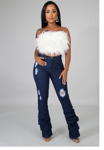 Mariah Stacked Denim