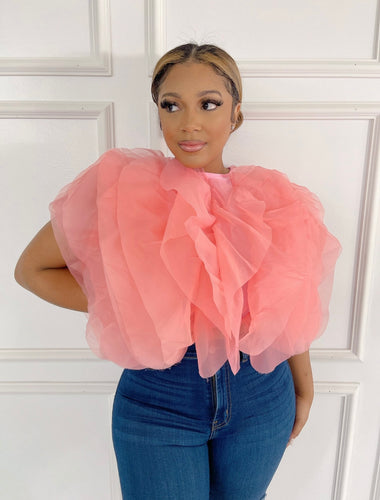 Brandi Tulle Top