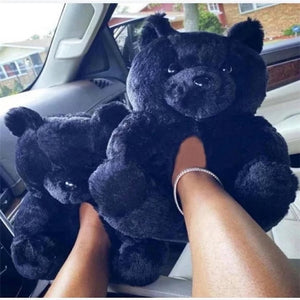 Fuzzy Wuzzy Bear Slippers